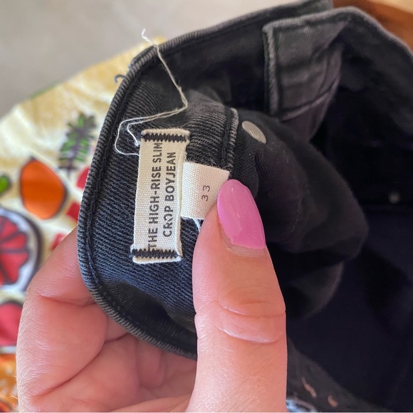 Madewell High Rise Slim Crop Boyfriend Jean - Picture 7 of 8